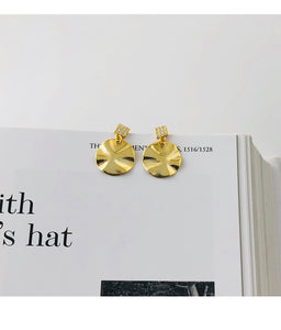 LM x LDN Golden Disc Earrings