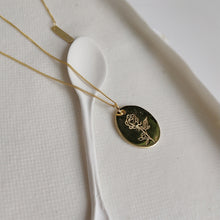 Load image into Gallery viewer, LM Rose Gold Pendant Necklace
