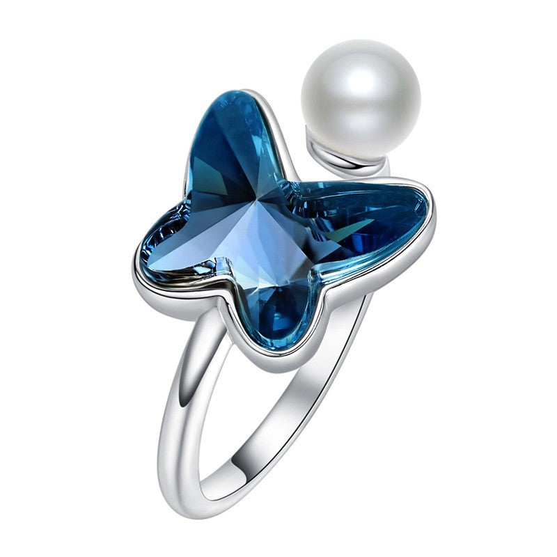 Butterfly Blue Ring