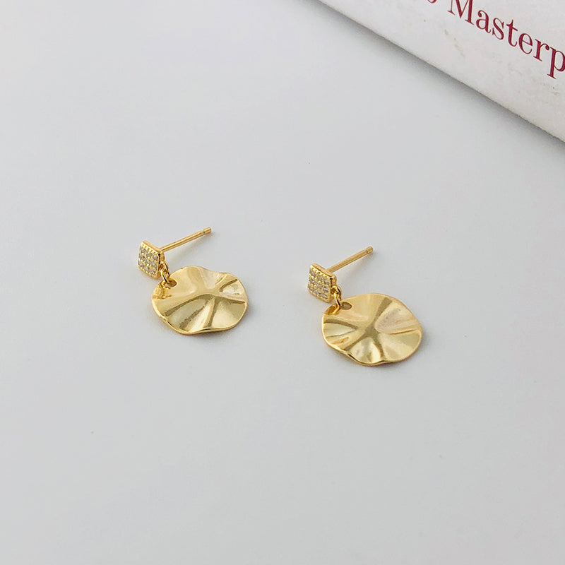 LM x LDN Golden Disc Earrings