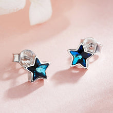Load image into Gallery viewer, Blue Star Earrings
