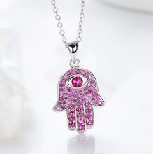 Load image into Gallery viewer, Hamsa Hand Pendant Necklace
