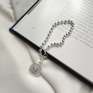 LM x LDN Silver Coin Bracelet