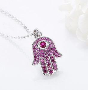 Hamsa Hand Pendant Necklace