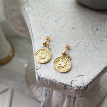 Load image into Gallery viewer, LM x LDN Coin Earrings
