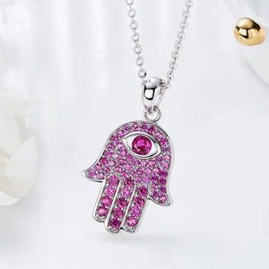 Hamsa Hand Pendant Necklace