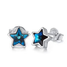 Load image into Gallery viewer, Blue Star Earrings
